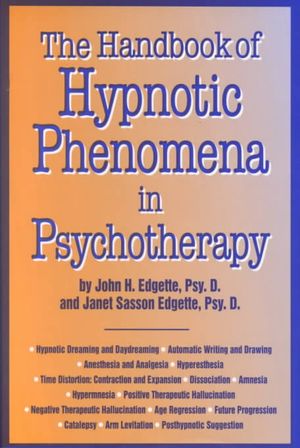 Handbook of Hypnotic Phenomena in Psychotherapy image number 0