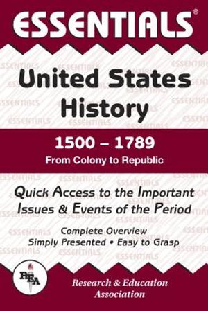 United States History: 1500 to 1789 Essentials image number 0