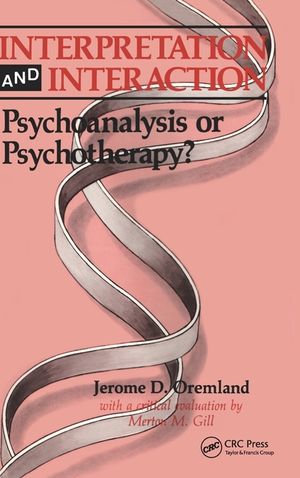 Interpretation and Interaction: Psychoanalysis or Psychotherapy? image number 0