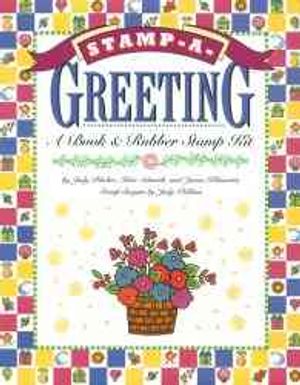 Stamp-A-Greeting : A Book & Rubber Stamp Kit image number 0
