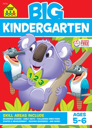 School Zone Big Kindergarten Workbook image number 0
