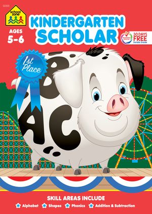 School Zone Kindergarten Scholar Workbook image number 0