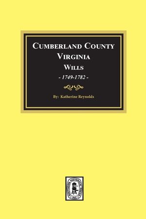 Cumberland County, Virginia Wills, 1749-1782 image number 0