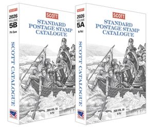 2026 Scott Stamp Postage Catalogue Volume 5: Cover Countries N-Sam (2 Copy Set): Scott Stamp Postage Catalogue Volume 5: Countries N-Sam image number 0