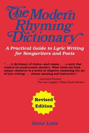 The Modern Rhyming Dictionar image number 0