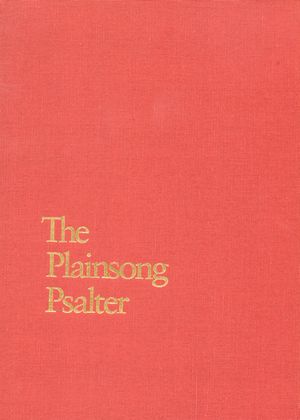 Plainsong Psalter image number 0