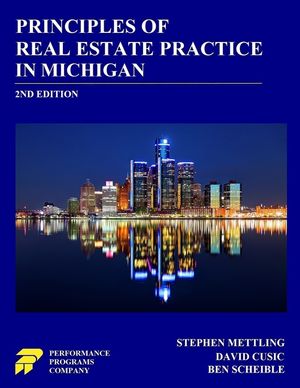 Principles of Real Estate Practice in Michigan: 2nd Edition image number 0