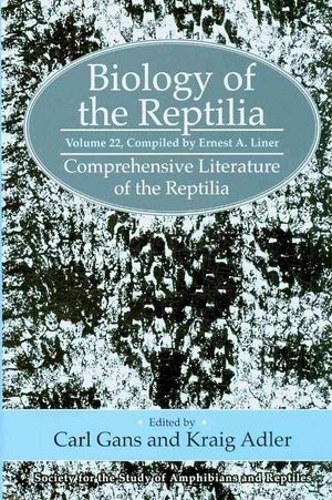 Biology of the Reptilia : Comprehensive Literature of the Reptilia image number 0