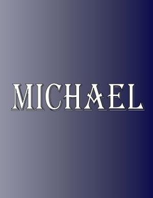 Michael: 100 Pages 8.5 X 11 Personalized Name on Notebook College Ruled Line Paper image number 0
