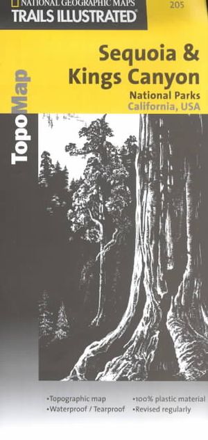 Trails Illustrated - National Parks Map-Sequoia/Kings Canyon - Nat'l Parks image number 0