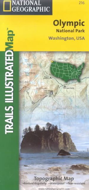 Trails Illustrated - National Parks Map-Olympic - Nat'l Parks image number 0