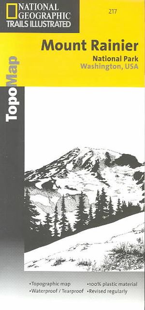 Trails Illustrated - National Parks Map-Mount Rainier - Nat'l Parks image number 0