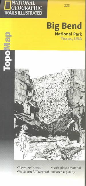Trails Illustrated - National Parks Map-Big Bend - Nat'l Parks image number 0