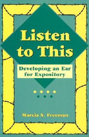 Listen to This: Developing an Ear for Expository image number 0