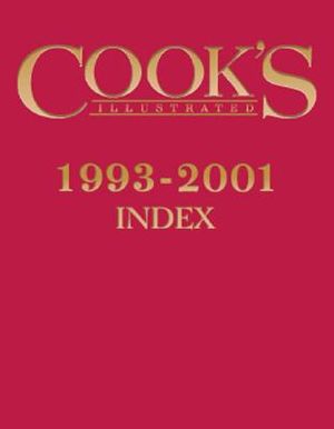 Cook's Illustrated Recipe Index image number 0