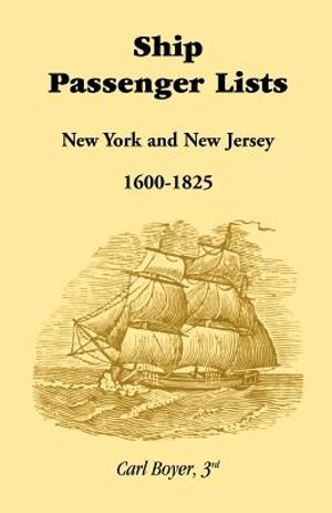 Ship Passenger Lists, New York and New Jersey (1600-1825) image number 0