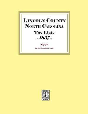 Lincoln County, North Carolina Tax Lists, 1837 image number 0