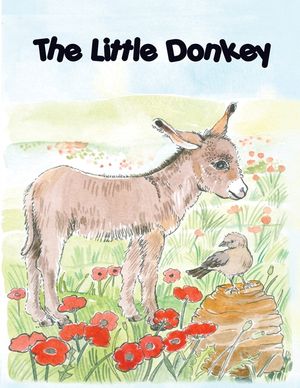 THE LITTLE DONKEY, children's colouring book image number 0