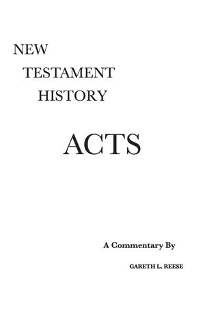 Acts: A Critical and Exegetical Commentary image number 0