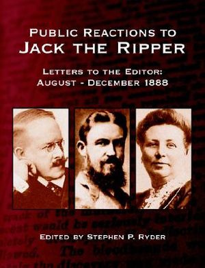 Public Reactions to Jack the Ripper image number 0