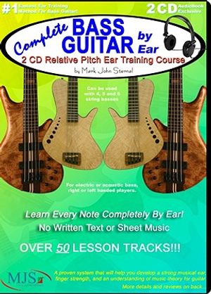 Complete Bass Guitar by Ear: Relative Pitch Ear Training Course, for 4, 5, and 6 String Basses image number 0