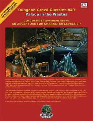 The Palace in the Wastes: An Adventure for Character Levels 6-7 image number 0