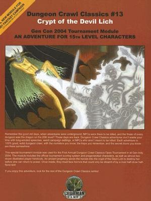 Crypt of the Devil Lich: Official Tournament Module image number 0
