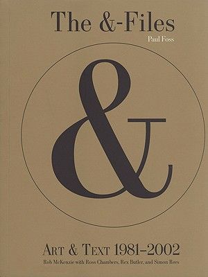 The &-Files: Art & Text 1981-2002 image number 0