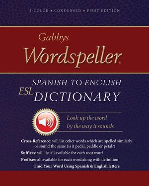 Gabbys Wordspeller ESL: Spanish to English Dictionary image number 0
