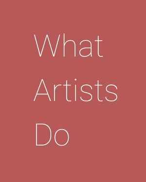 What Artists Do image number 0