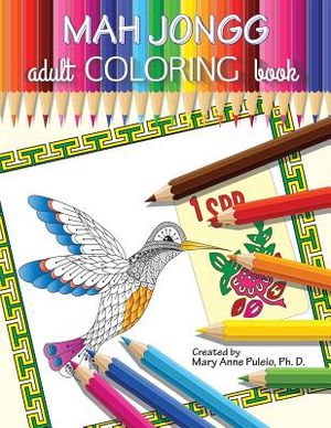 MAH JONGG Adult Coloring Book image number 0