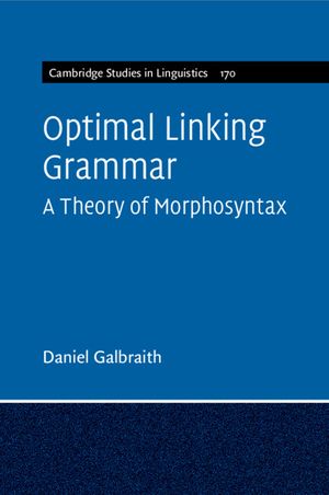 Optimal Linking Grammar: Volume 170: A Theory of Morphosyntax image number 0