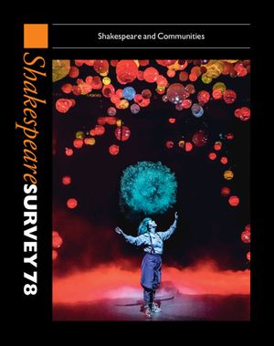 Shakespeare Survey 78: Shakespeare and Communities image number 0