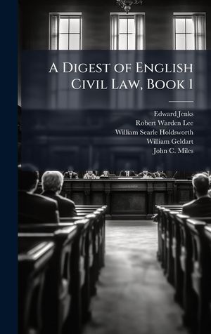 A Digest of English Civil Law, Book 1 image number 0
