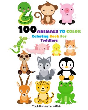 100 Animals To Color - Coloring Book For Toddlers image number 0