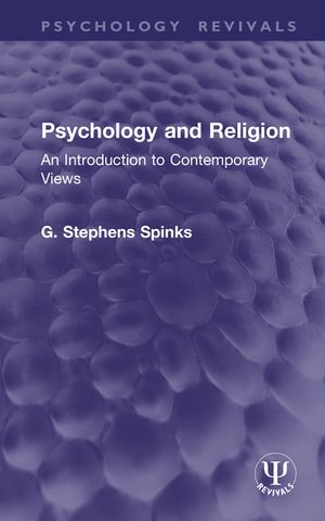 Psychology and Religion: An Introduction to Contemporary Views image number 0
