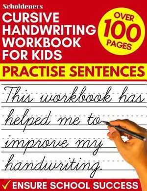 Cursive Handwriting Workbook for Kids: Practise Sentences image number 0