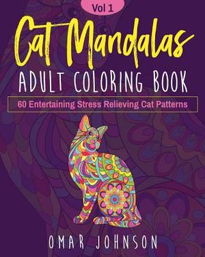 Cat Mandalas Adult Coloring Book Vol 1 image number 0