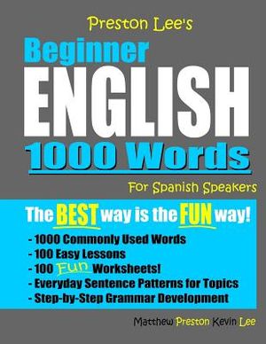 Preston Lee's Beginner English 1000 Words For Spanish Speakers image number 0