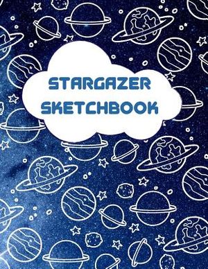 Stargazer Sketchbook: Outer Space Themed Activity Sketchbook for Budding Artists, Designers, and Doodlers image number 0