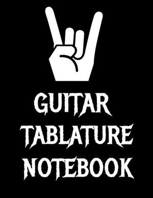 Guitar Tablature Notebook: 120 Page 8.5 x 11 inch Guitar Tab Notebook For Composing Your Music, Great For Musicians, Guitar Teachers and Students image number 0
