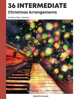 36 Intermediate Christmas Arrangements For Piano Solo image number 0