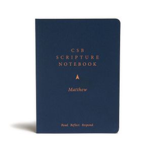 CSB Scripture Notebook, Matthew: Read. Reflect. Respond. image number 0