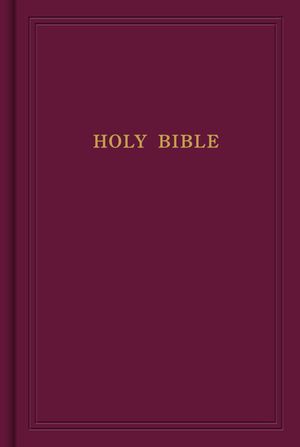 KJV Pew Bible, Garnet Hardcover image number 0