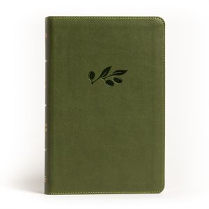 NASB Large Print Personal Size Reference Bible, Olive Leathertouch image number 0