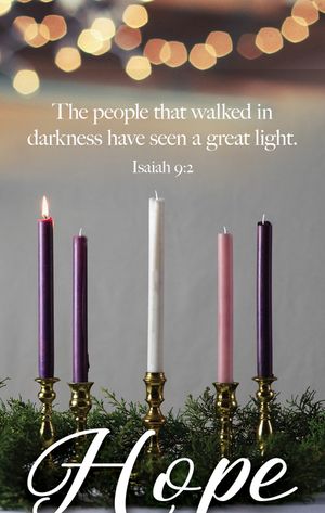 Hope Bulletin (Pkg 100) Advent image number 0