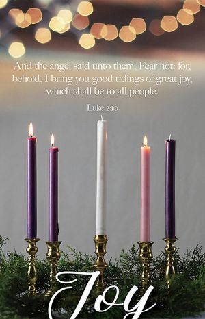 Joy Bulletin (Pkg 100) Advent image number 0