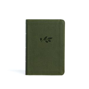 NASB Large Print Compact Reference Bible, Olive Leathertouch image number 0