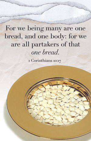 One Bread Bulletin (Pkg 100) Communion image number 0