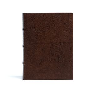 CSB Spurgeon Study Bible, Brown Bonded Leather-Over-Board image number 0